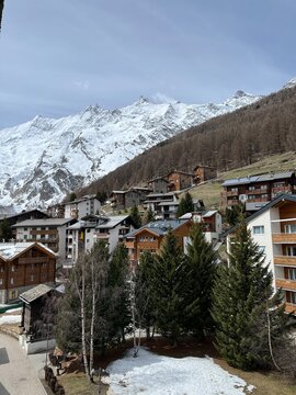 swiss mountains village