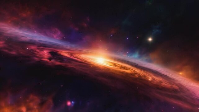 A planetary aura gives rise to the birth of a new multidimensional universe, expanding into infinite space and unlocking the mysteries of parallel dimensions in this cosmic origin scene.