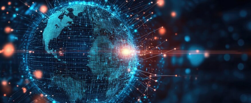 Data business technology concept. Business global internet connection application technology digital marketing. Financial and banking, digital tech big