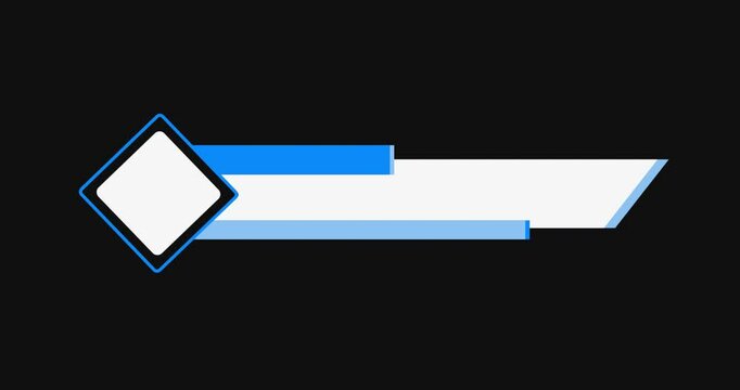 4K dynamic design lower third animation in alpha channel. Suitable for greetings, celebrations, festivals, titles, TV news, Headline, and news channels in 4K. Easy to use in any video. 