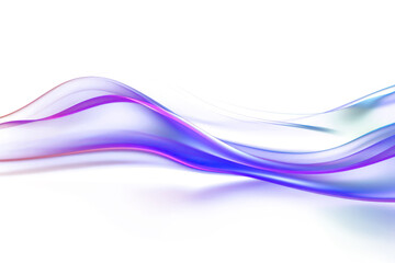 PNG A curved line of neon light moving on dark purple backgrounds blue.