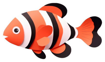 PNG Clown fish animal nature art.