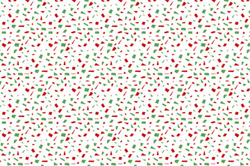 Christmas abstract design, stripe pattern in tones of red and green colors. Christmas pattern