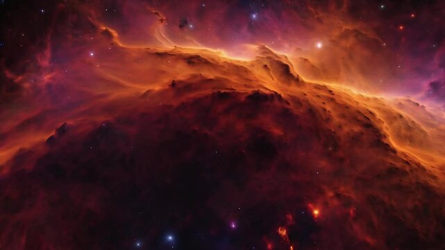 The dynamic play of flowing waves and interdimensional aura light creates a stunning abstract space background, revealing the essence of deep cosmic and space energy.