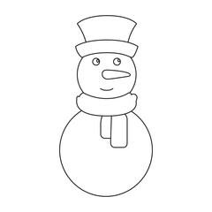 Christmas Coloring Page For Kids