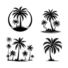palm tree silhouette