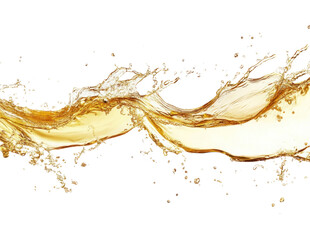 PNG Golden beer splashing dynamics artistic liquid.