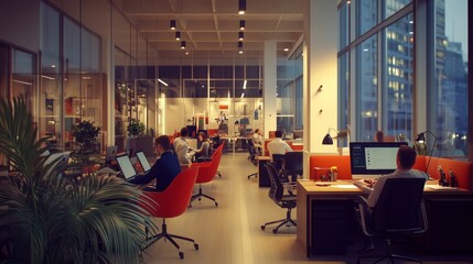 Corporate Office Scene