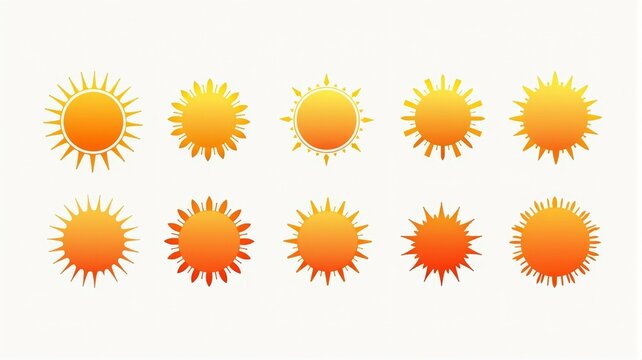 Iso Vector Sun Sun Clip Art Vector