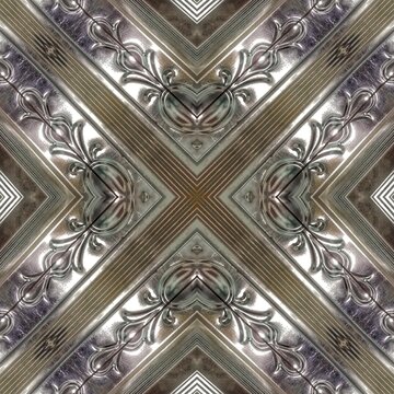 Classic metal pressed design for brass ceiling, feature wall etc. Modern Steel door design. Decorative metalwork for door, fence, border, gate, stair railing, wallcovering and floor tiles printing