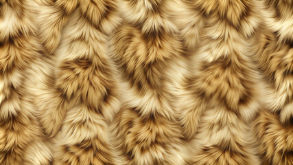 Luxurious fur texture with soft, warm tones and beautiful patterns for fashion design