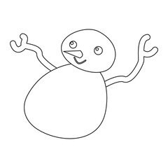 Christmas Coloring Page For Kids