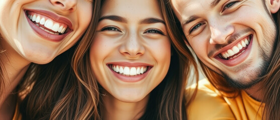 Fototapeta premium Happy Friends Smiling Together