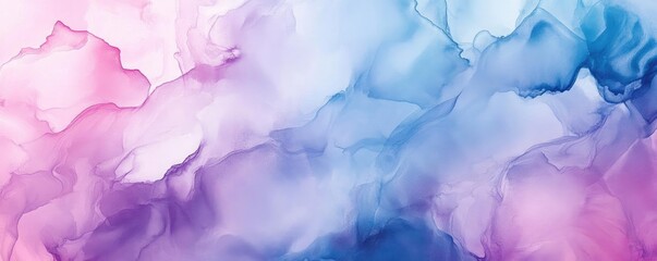 Fototapeta premium Vibrant abstract watercolor background featuring soft pink and blue hues. Perfect for creative projects and artistic designs.