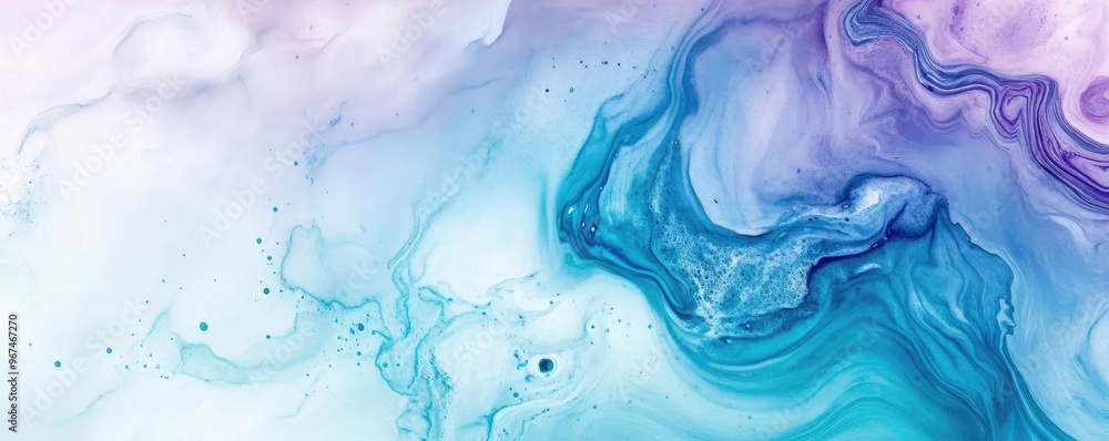 Poster a serene abstract background featuring soft pastel colors, blending harmoniously to create a tranqui
