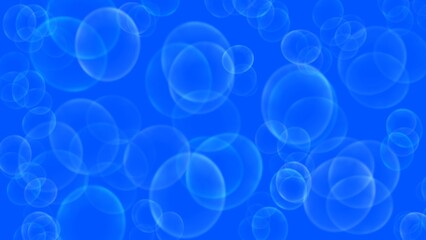 Abstract blue background with soft, glowing bubbles. Perfect for designs, wallpapers, and digital projects.