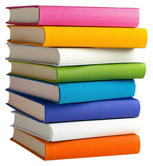 PNG Books colorful stack publication.