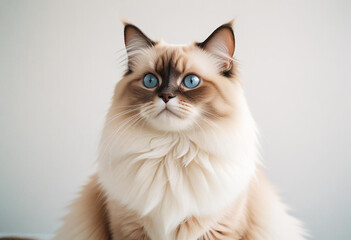a realistic photo of cat made with generative AI