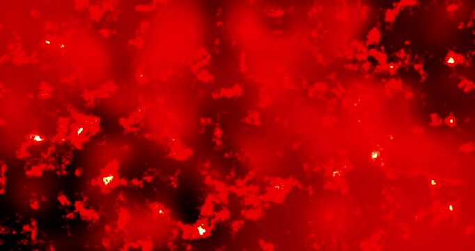 4K abstract colored fire on a colorful background. Abstract animated colored fire background for greetings, nightclubs, and event celebrations in 4K. 