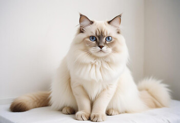 a realistic photo of cat made with generative AI