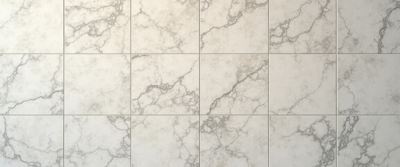 Obraz premium White Marble Tile Wall