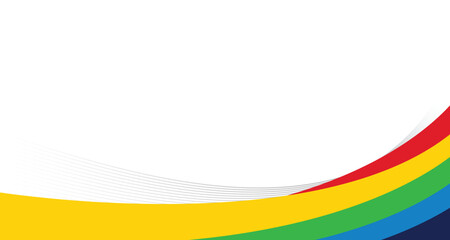 Abstract geometric colorful background with wave and basic shape. Background for international sport tournament in Paris France football basketball voleyball softball. Funny and professional backdrop.