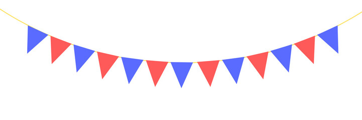 american flag ribbon, 4th of july independence, red and blue ribbon, Party decoration, Birthday banner,  party banner, birthday decorations, blue & red banner, flag, decoration, banner png, triangle