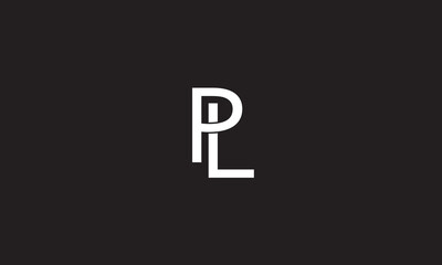 PL, LP, L , P Abstract Letters Logo Monogram	