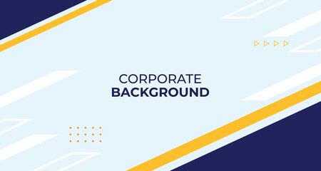 Corporate or bussiness background with blue and yellow color. Suitable for event meeting or annual gathering bakcdrop. Logistic luxury home hotel game house developer technology bussiness