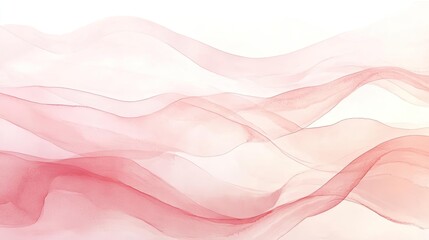 Delicate, flowing waves of soft pink fabric create a serene and ethereal background. Perfect for abstract design or artistic projects.