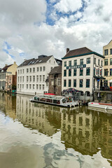 Obraz premium The city of Ghent in Belgium