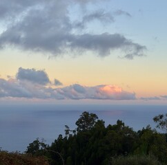 Pôr do Sol por cima da Ilha Deserta