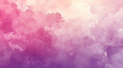 Fototapeta premium A vibrant abstract watercolor background featuring soft pink and purple hues, perfect for design and creative projects.