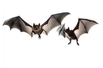 Fototapeta premium Quality Illustration for Halloween, Wildlife, and Nature Themes Featuring Detailed Bat Wings and Natural Textures