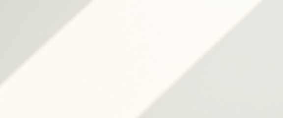 Abstract White Wall with Diagonal Shadow