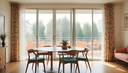 Obraz premium Photo interior modern design room 3d illustration;