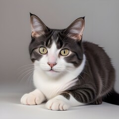 Obraz premium portrait of an american bobtail cat