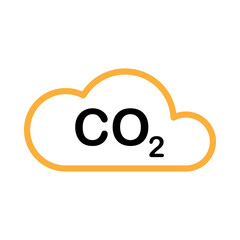 CO2 icon template