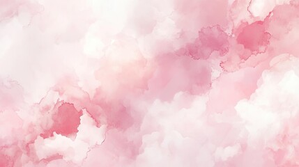 Fototapeta premium A soft, dreamy watercolor background in shades of pink, perfect for creative projects and artwork.