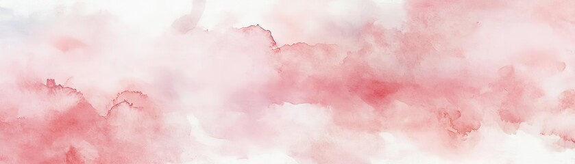 Obraz premium A soft, dreamy watercolor background in gentle pink hues, ideal for artistic projects, invitations, or creative designs.