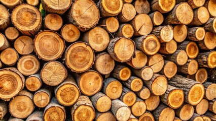 Background with rows of treated wood trunks , wood, industry, background, wallpaper, forestry, timber, lumber, natural