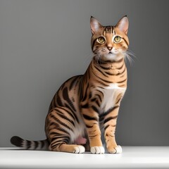 Obraz premium potrait of a bengal cat
