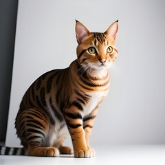 potrait of a bengal cat