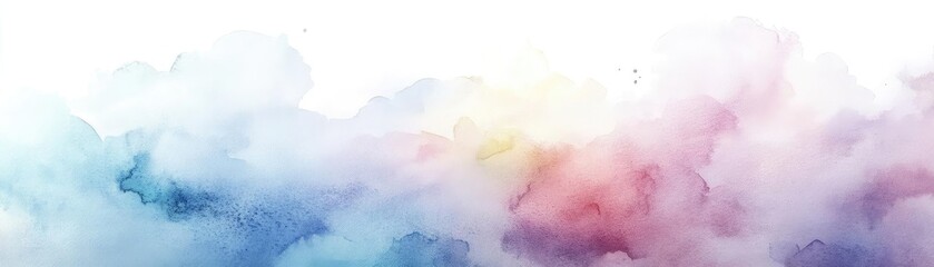 Fototapeta premium A beautiful abstract view of pastel-colored smoke, blending colors softly for a whimsical and artistic touch.