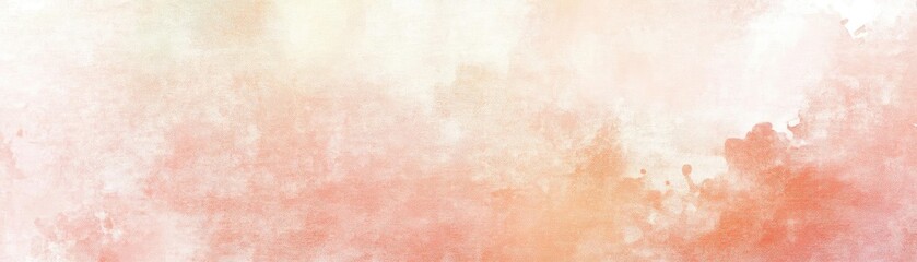 Fototapeta premium A soft, dreamy watercolor background featuring warm hues of pink and cream, perfect for artistic projects and designs.