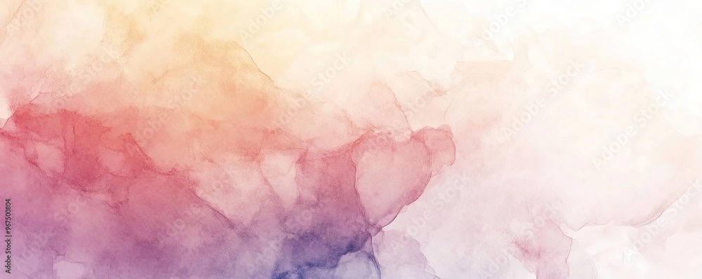 Poster a soft gradient of pastel colors blending together, creating a calming and artistic background for v
