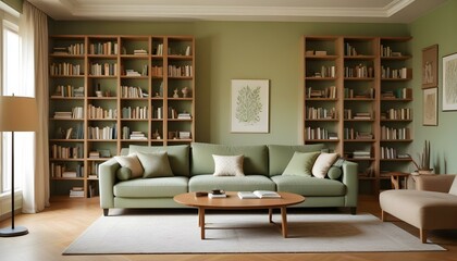 Photo interior modern design room 3d illustration;