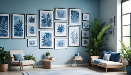 Photo interior modern design room 3d illustration;