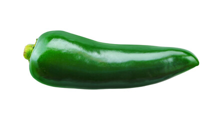 jalapeno peppers isolated on white background.