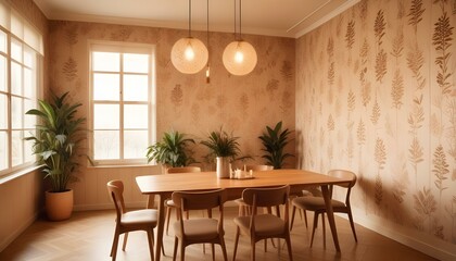 Photo interior modern design room 3d illustration;